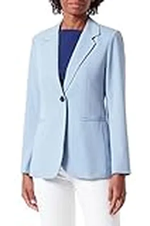 Kaffe Blazer Single Breasted Notch Lapel Regular Fit Jetted Pockets, , 34