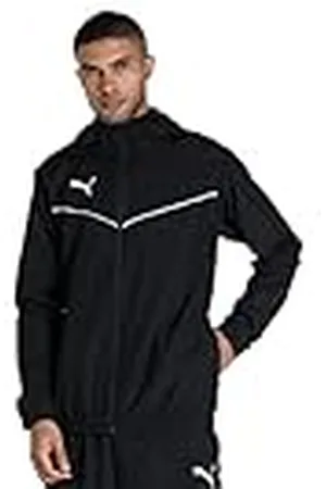 PUMA Herren Trainingsjacke Teamrise All Weather Jacket, Black- White, 3XL, 657396