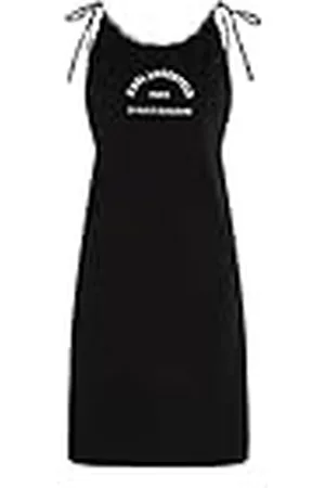 Karl Lagerfeld Logo kort strandklänning, , XL, , XL