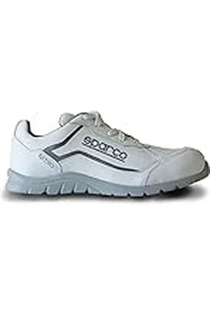 Sparco Teamwork Scarpa Antinfortunistica Da Lavoro-Bassa per UOMO E Donna-Nitro-S3 SRC, Brand- och säkerhetsstövlar Unisex Vuxen, Bianco/Bianco, 47 EU, , 42/50 EU