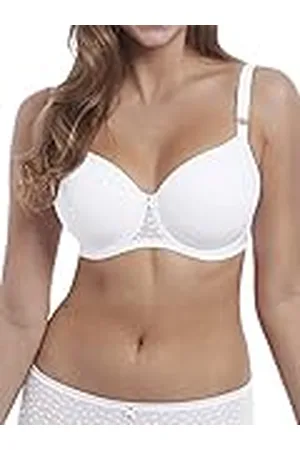 Freya Damer stjärnljus balcony underwire formad behå t-shirt bh ogenomskinlig, Vit, 60G