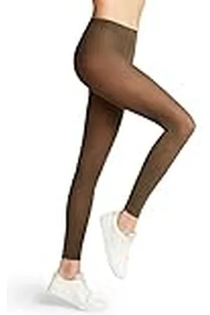 Falke Damer Pure Matt 50 halv ogenomskinlig 50 DEN hållbar utan mönster 1 st strumpor, grön (Militär 7826), M