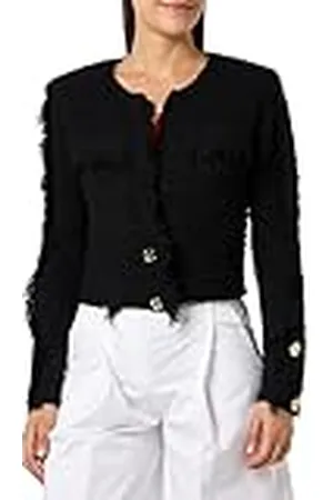 Pinko SORBO Tweed Jacket Flytande Stitch, , S