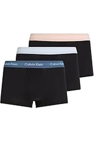 Calvin Klein Män 3-pack LOW RISE TRUNK 000U2664G låg stigning baklucka, , M, , M