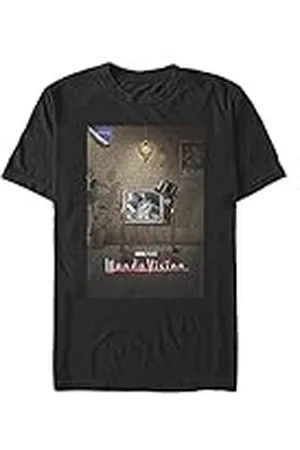 Marvel Unisex Wandavision Wv affisch 60-talet organic kortärmad T-shirt, , XL