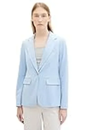TOM TAILOR 1040327 Blazer, 34587-Light Fjord Blue, 38 dam, , 36