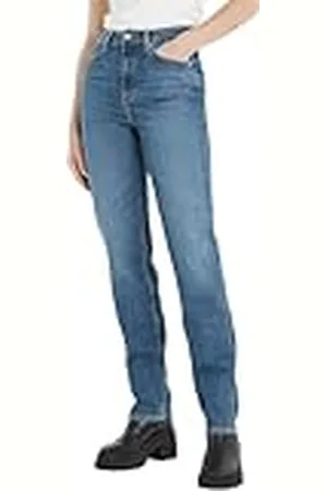 Tommy Hilfiger Klassiska raka Rw denimbyxor för kvinnor, , 26W x 28L