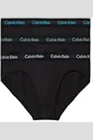 Calvin Klein Herr 3-pack hip briefs kalsonger bomull med stretch, , XS