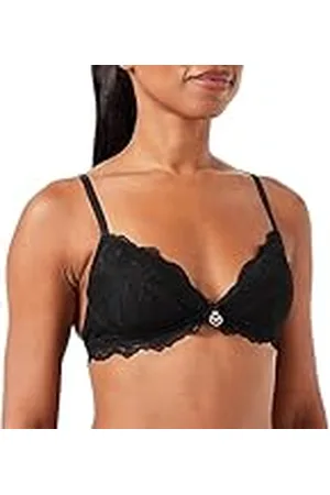 Emporio Armani Dam triangel eternal spets vadderad BH, , XL
