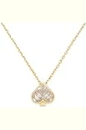 Kate Spade So Spade Pendant, Clear/Gold