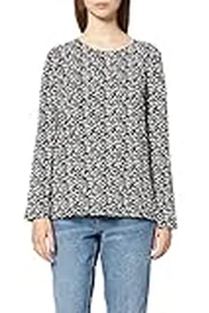 Blue Seven Långärmad skjorta för kvinnor Känn bra t-shirt, , 46 SE