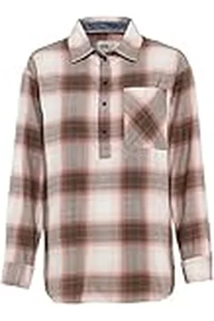 Camel Active Camel aktiv flanellblus för kvinnor av bomull, , L