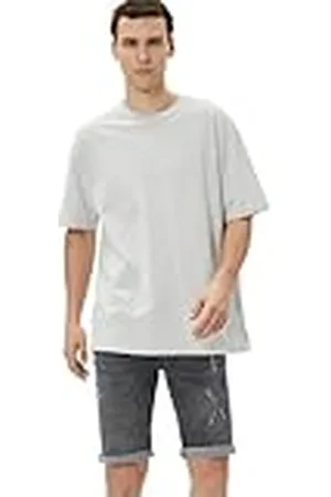 Koton Herr rippad Jean Folded Pocket Detalj, knappade shorts, , 33