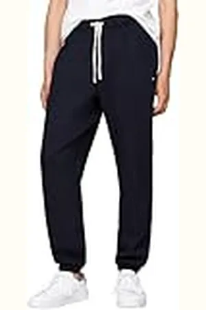 Tommy Hilfiger Essential fleece-träningsbyxor för män MW0MW37231, sweatpants, blå, M, , M