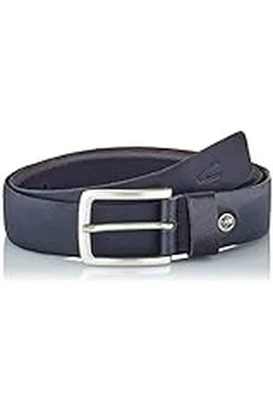 Camel Active Guertel-Leder bälte för män, Blå (blå 40), S