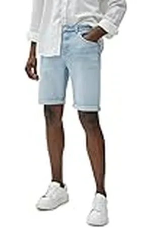 Koton Herr Jean Folded Pocket Detaljerade knappade bomullsshorts, , 31