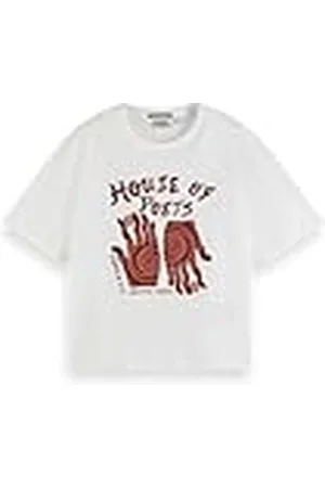 Scotch&Soda Damer konstverk lös passform t-shirt, , M