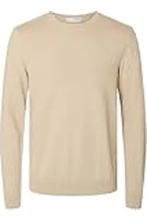 SELECTED Herr Slhberg Crew Neck Noos stickad tröja, , L
