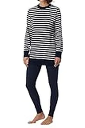 Schiesser Dampyjamas med leggings, frotté, mjuk och gosig – nattkläder, , 48