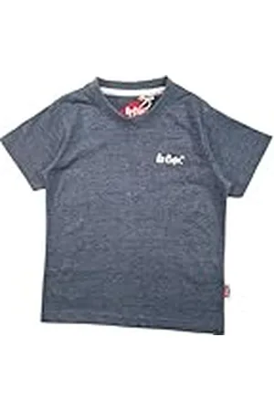 Lee T-shirt, pojke, flicka, (4–14 år), polo, linne, skjorta, tryck, kläder, unisex, barn, sport, andas, modell GLC121210, TS S5-4A, grå, , 4 �r