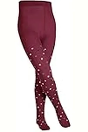 Falke Unisex barn multidot tights bomull grå vit fler färger tjocka långa ogenomskinliga tights mönstrade för sommar eller vinterklänning eller ledig look 1 par, , 12-18 Months