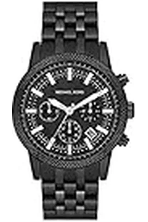 Michael Kors Hutton Herrklocka, kronografverk med armband i rostfritt stål eller läder
