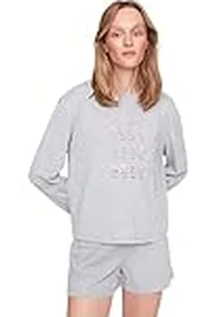 Trendyol Dam med slogan mellanstickad T-shirt-kort pyjamasset, , M