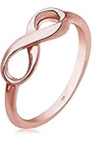 Elli Ring dam oändlighet i 925 sterlingsilver, 52, Silver, Diamant