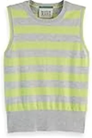 Scotch&Soda Crew Neck Relaxed Stickad Tank, , L