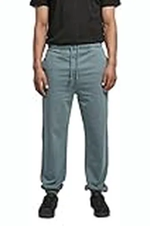 Urban classics Herr loungewear joggingbyxor, sweatpants i overdyed used look, elastisk linning, storlek S till 5XL, , S