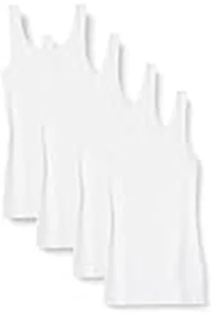Amazon Kvinnors slim-fit tank, paket med 4, , X-Small