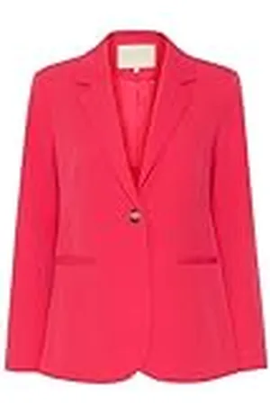 Kaffe Blazer Single Breasted Notch Lapel Regular Fit Jetted Pockets, , 36