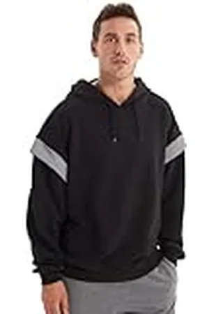 Trendyol Herrhuva enkel överdimensionerad sweatshirt, , M, , M