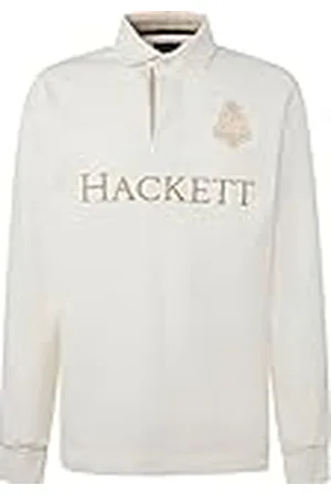 Hackett Herr SKI RUBGY pikétröja, Cannoli kräm, XL