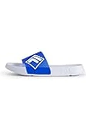Fila Morro Bay LUGO Slide Sandal, Palace Blue-vit, 41 EU, , 41 EU