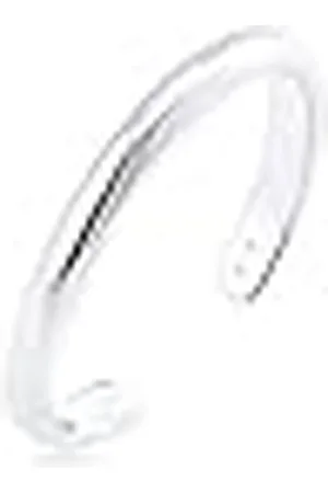 Elli Ring dam midi i minimal design i 925 sterlingsilver, 39 EU, fasettad slipning, Utan