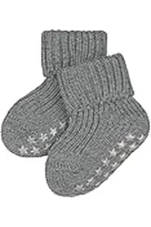 Falke Unisex baby catspads bomull stoppstrumpor halkfria noppor på sulan bekväm hudvänlig platt söm mot tryckpunkter enfärgad andningsbar hållbar bomull 1 par, , 62/68 cm