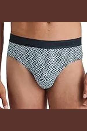 Calida Grafic Cotton Slip med mjukt gummiband herr, naturligt ventilerande och hudvänliga, , 46-48