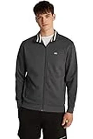 Tommy Hilfiger Herr TJM REG FLEECE ZIP THRU EXT DM0DM20340 dragkedja genom tröja, , XL, , XL