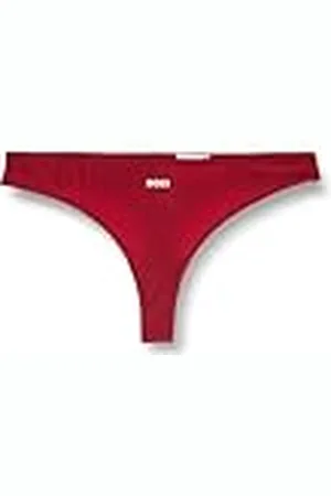 HUGO BOSS 3P Thong Micro Gift Stringtrosa, Medium Red610, S för kvinnor, , S