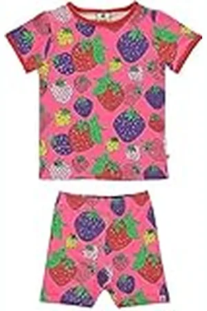 Småfolk T-shirt för flickor med jordgubbe, , 3-4 år
