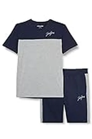JACK & JONES JACK&JONES Herr JJBLOCKING Tee SS O-Neck Set Pack MP T-shirt & shorts, Navy Blazer, S