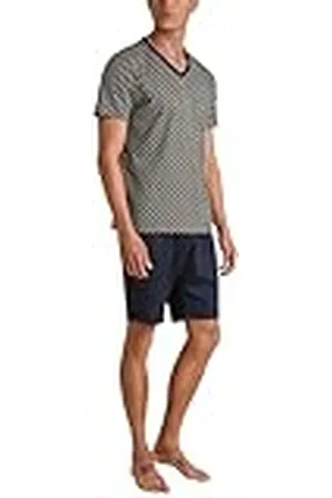 Calida Relax Imprint pyjamas kort laurel grön, 1 st, storlek 46–48, , 46-48