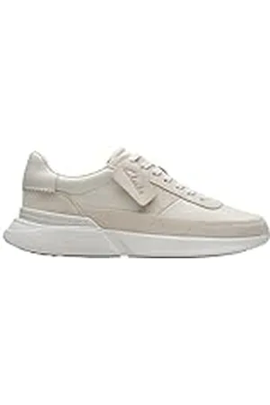 Clarks Premium Craft Pace, vitt läder, 6 UK, Vitt läder, 38.5 EU