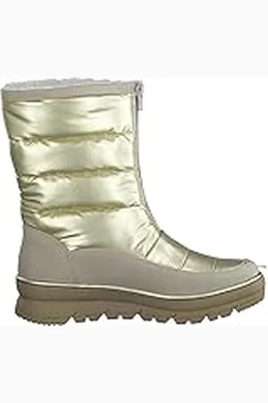 Jana Softline 8-26476-41, bekväm multibred, bekväm sko, vattenavvisande, halkfri, varm, fodrad, fashionabel känga med dragkedja fram, , 39 EU Weit