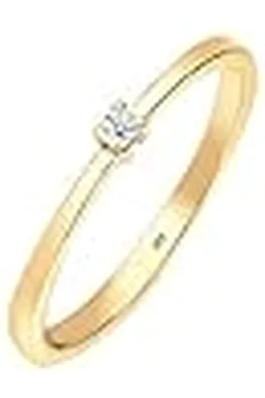 Elli Diamore dam solitär förlovningsring 925 sterlingsilver diamant 0605980718 e silver, 52 (16.6), colore: , cod. 0605980718_52