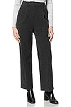 TOM TAILOR Damer Lea raka byxor med brett snitt 1028782, , 34W / 30L