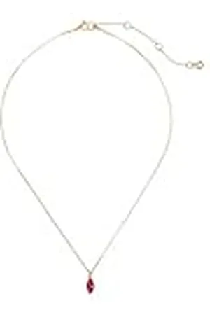 Kate Spade Signature Solitaire Boxed Studs and Pendant Set, Ruby/Gold