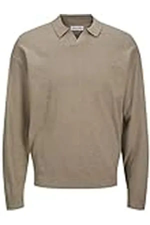 JACK & JONES Jjcolin Slub Knit Polo Ls, , L