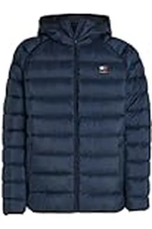 Tommy Hilfiger Män Tjm Hooded Lt Dunjacka Ext Down Jackets, XS, Blå, , M